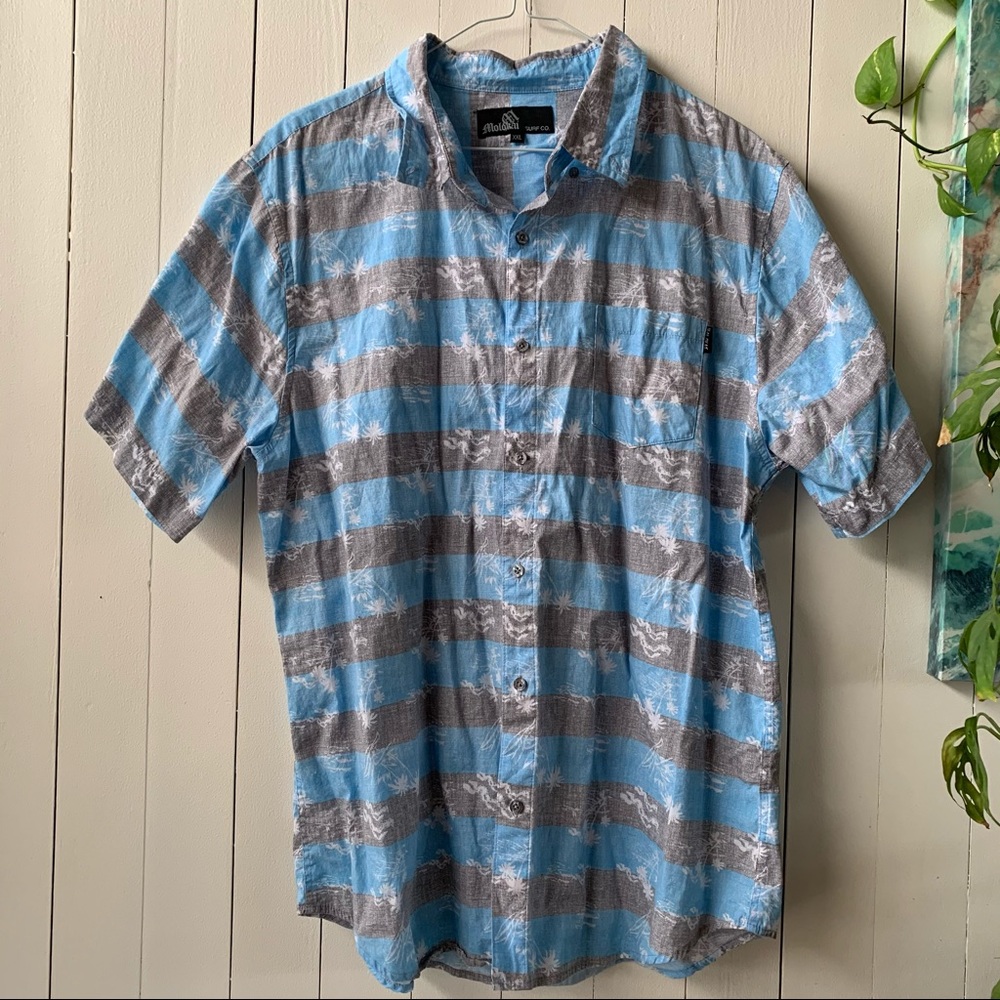 Men’s XXL striped Hawaiian shirt